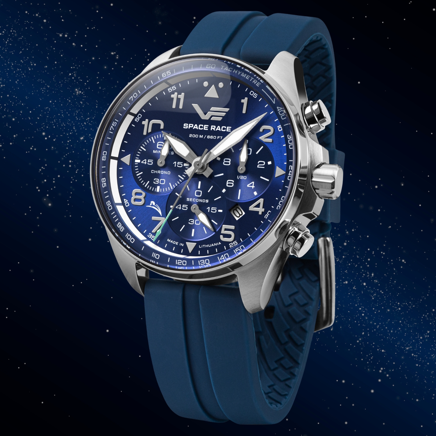 Zegarek Vostok Europe Space Race Blue Chrono 6S20-325A742SBL
