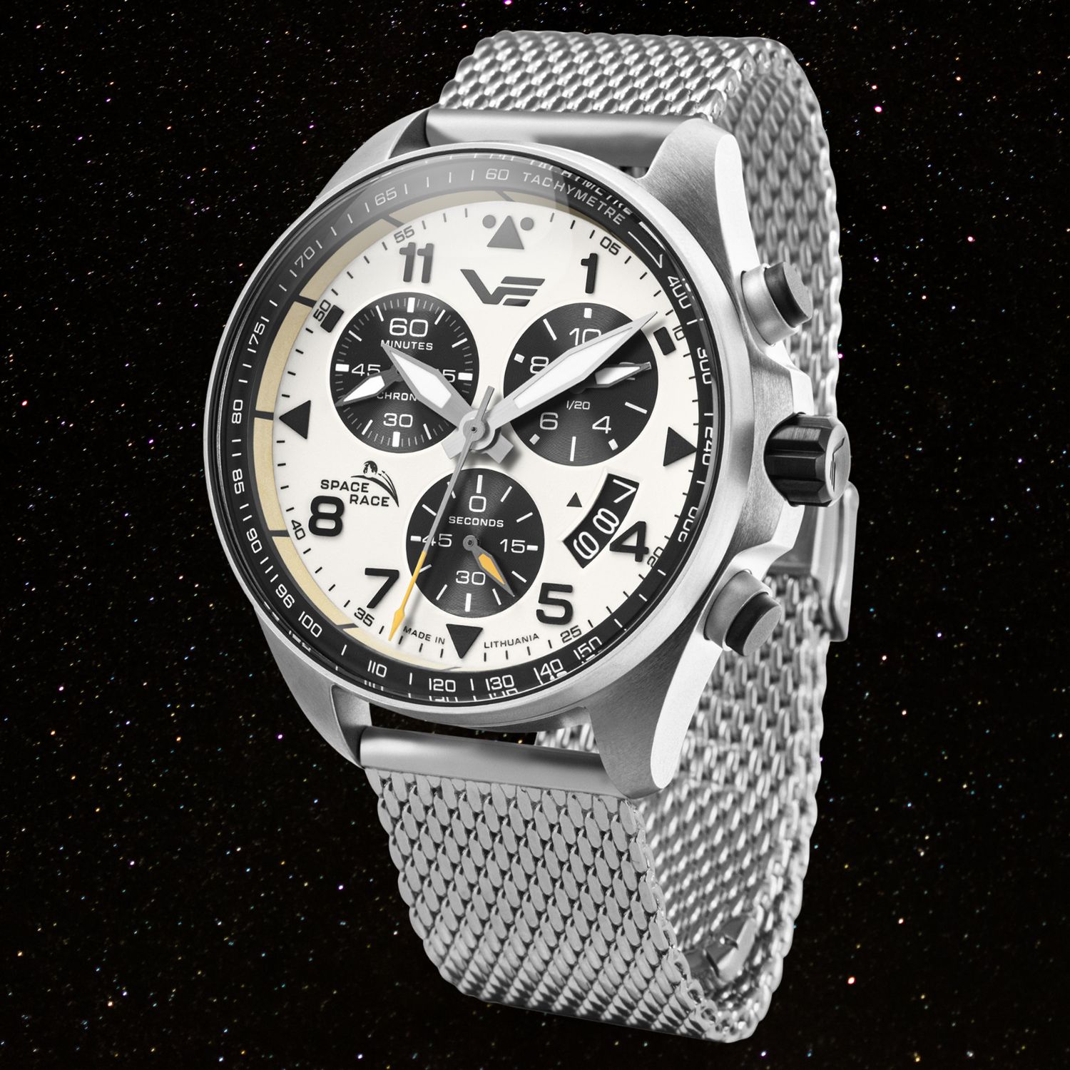 Zegarek Vostok Europe Space Race White Chrono 6S30-325A743B