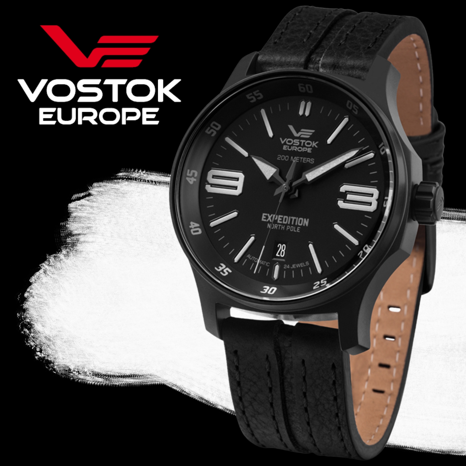 Zegarek Vostok Europe Expedition North Pole 1 Automatic 43mm  YN55-592C556 