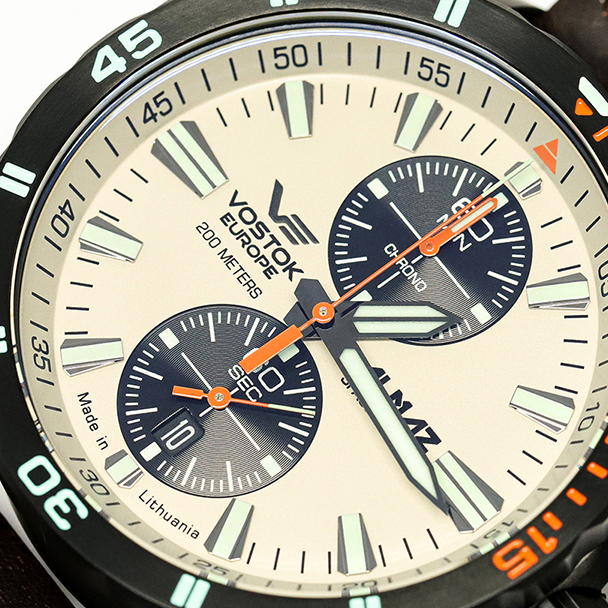 Limitowany zegarek Vostok Europe Almaz Chrono 6S11-320C677LB