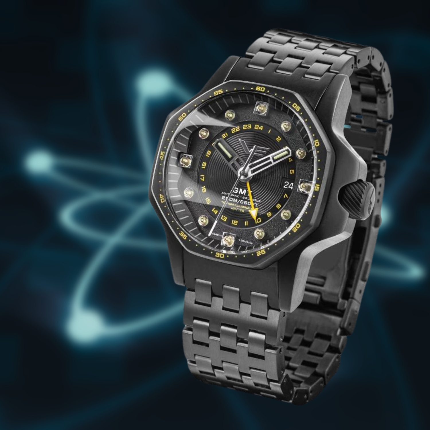 Futurystyczny kształt i sportowe możliwości Vostok Europe Atomic Age NH34-640C703B 