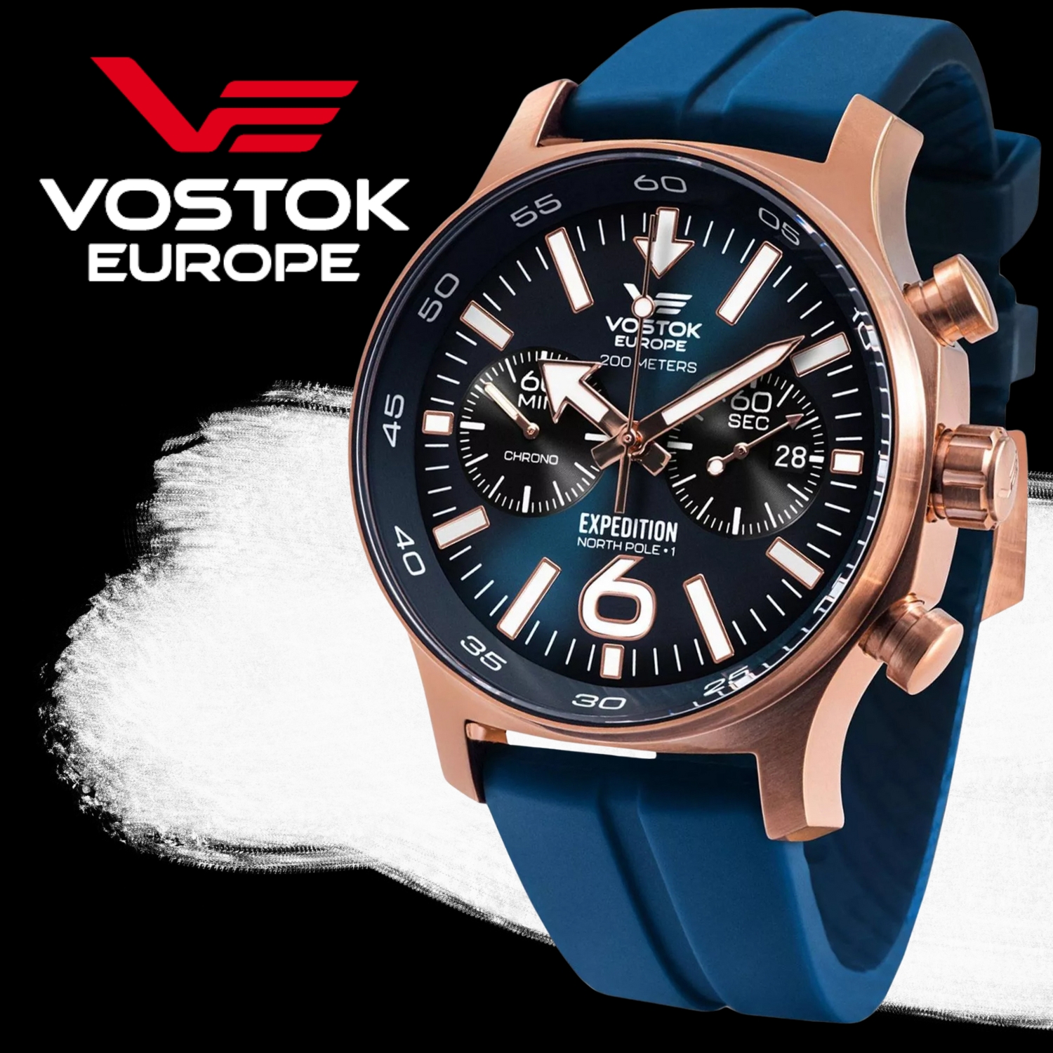 Vostok Europe Expedition North Pole 1 Chrono 6S21-595B645S