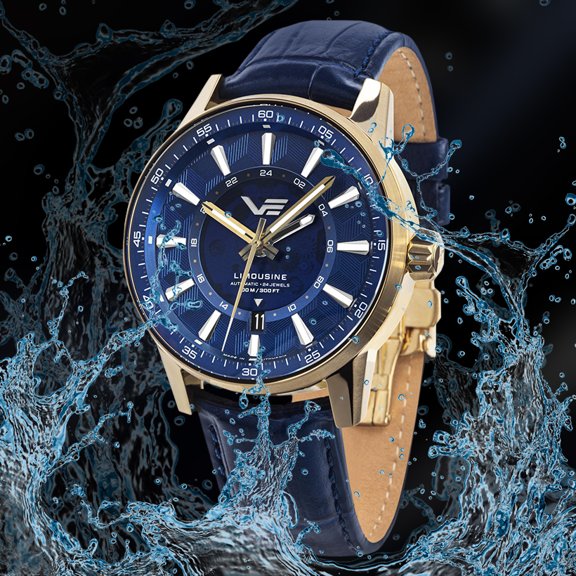 Vostok Europe Limousine 43mm Automatic Generation 2 Semi-transparent Dial wodoszczelny do 100 metrów