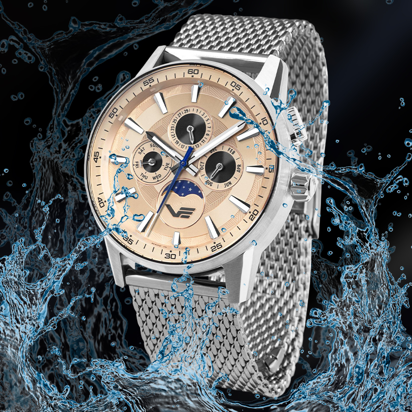 Vostok Europe Limousine Multifunction Moonphase 6P00-561A789B wodoszczelny do 100 metrów