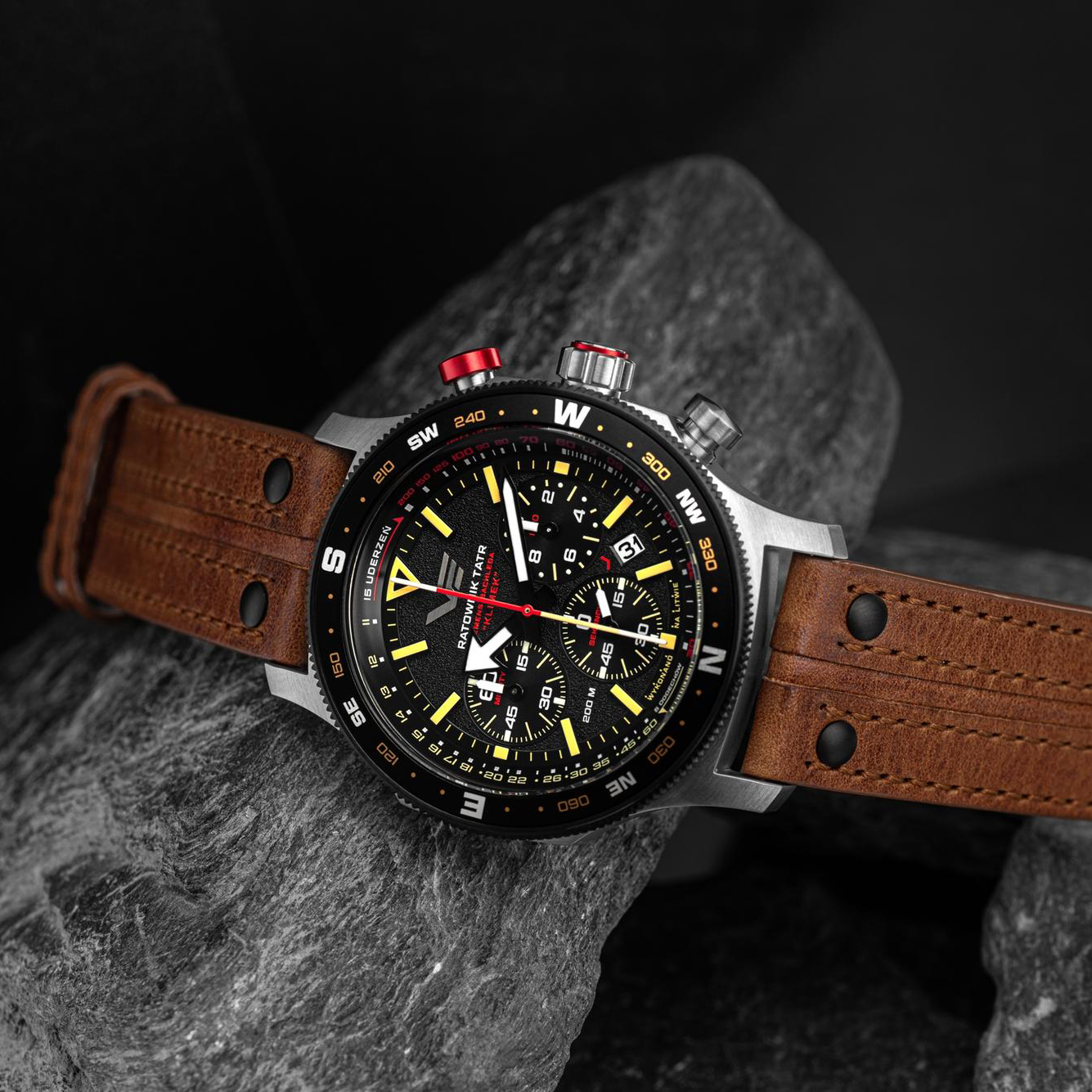 Vostok Europe Ratownik Tatr Klemens Klimek Bachleda 6S20-598ES16 ze skalą pulsometru