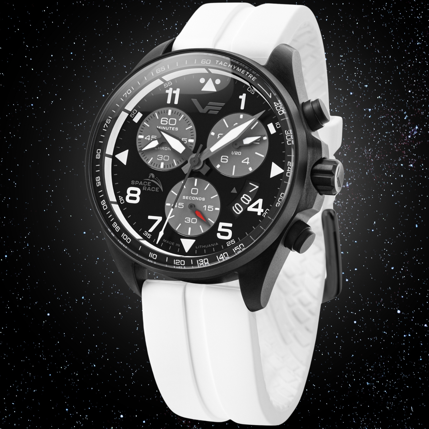 Zegarek Vostok Europe Space Race Full Black Chrono 6S30-325C744SWL