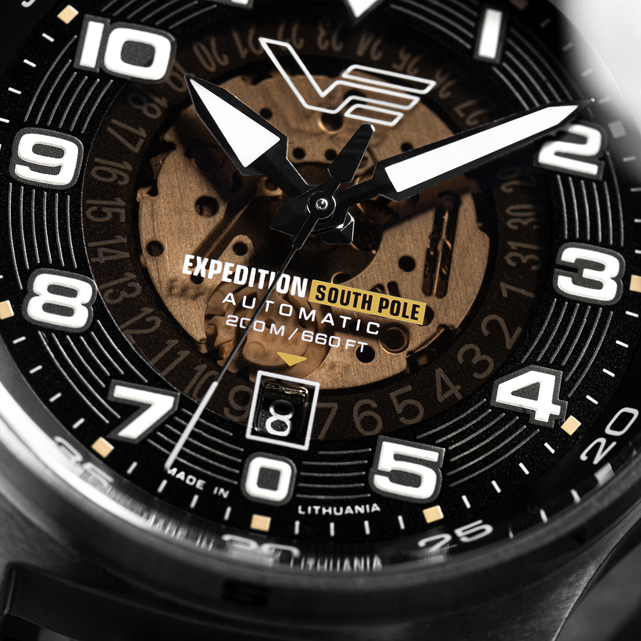 Tarcza zegarka Vostok Europe Expedition South Pole Automatic YN55-592A758