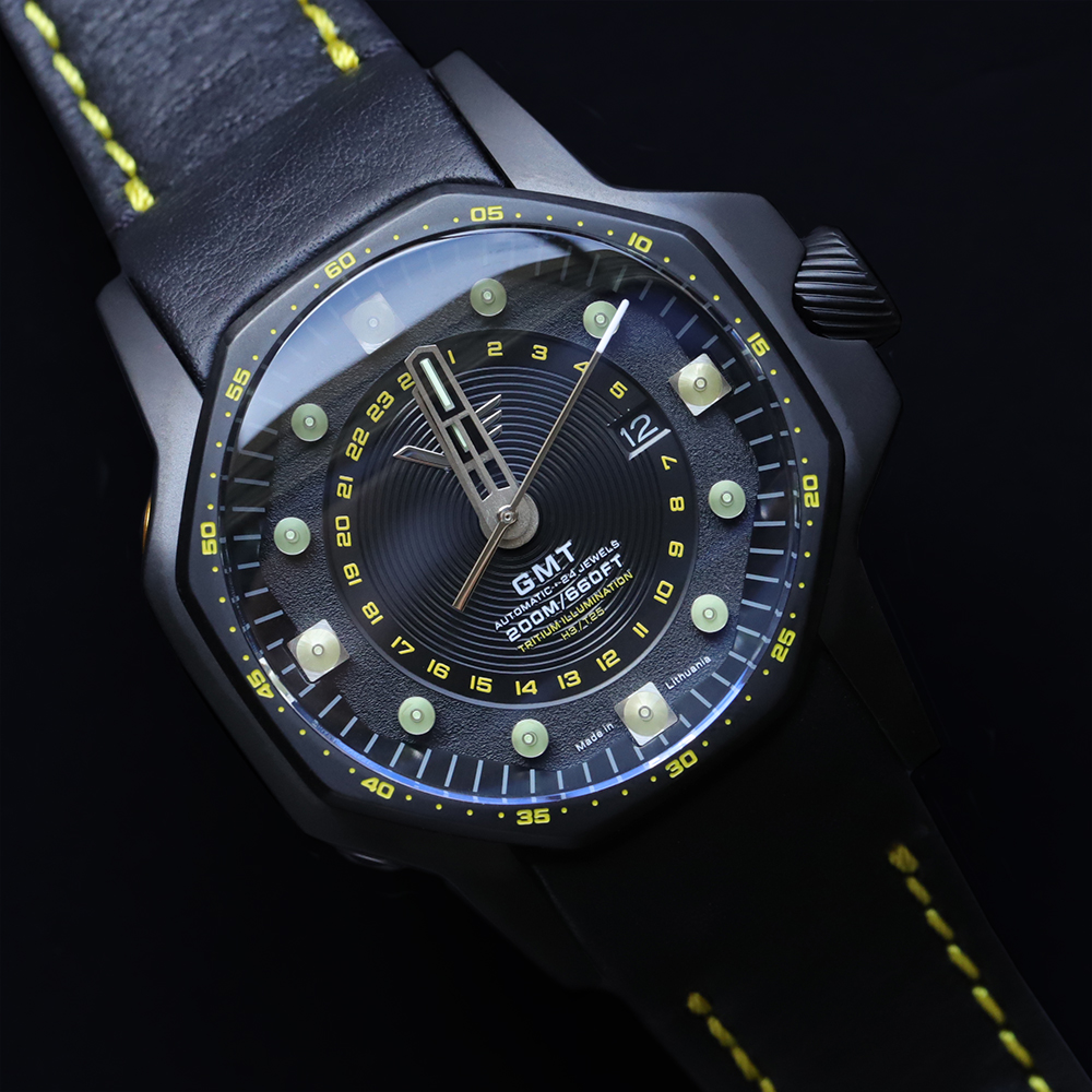 Vostok Europe Atomic Age GMT automatyczny NH34-640C703B 