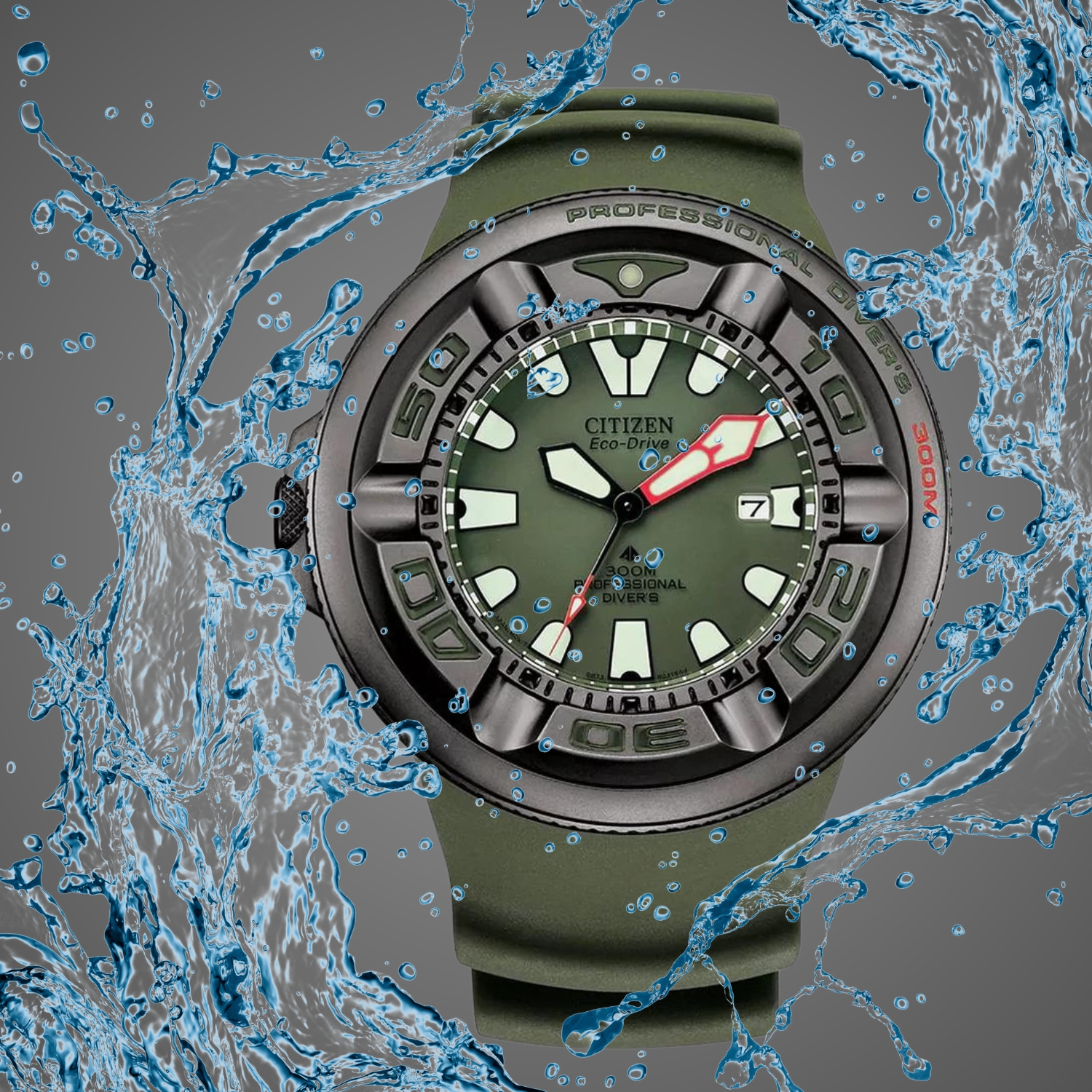 Zegarek Citizen PROMASTER ECO-DRIVE 300M BJ8057-17X jako profesjonalny ekwipunek dla nurka