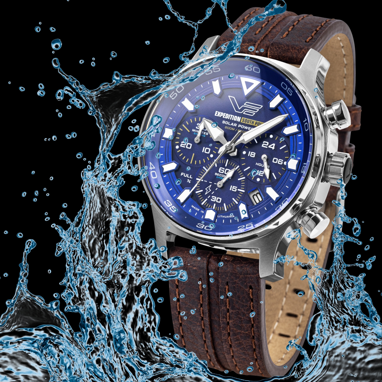 Wodoszczelność zegarka Vostok Europe Expedition South Pole VR42-592A762 