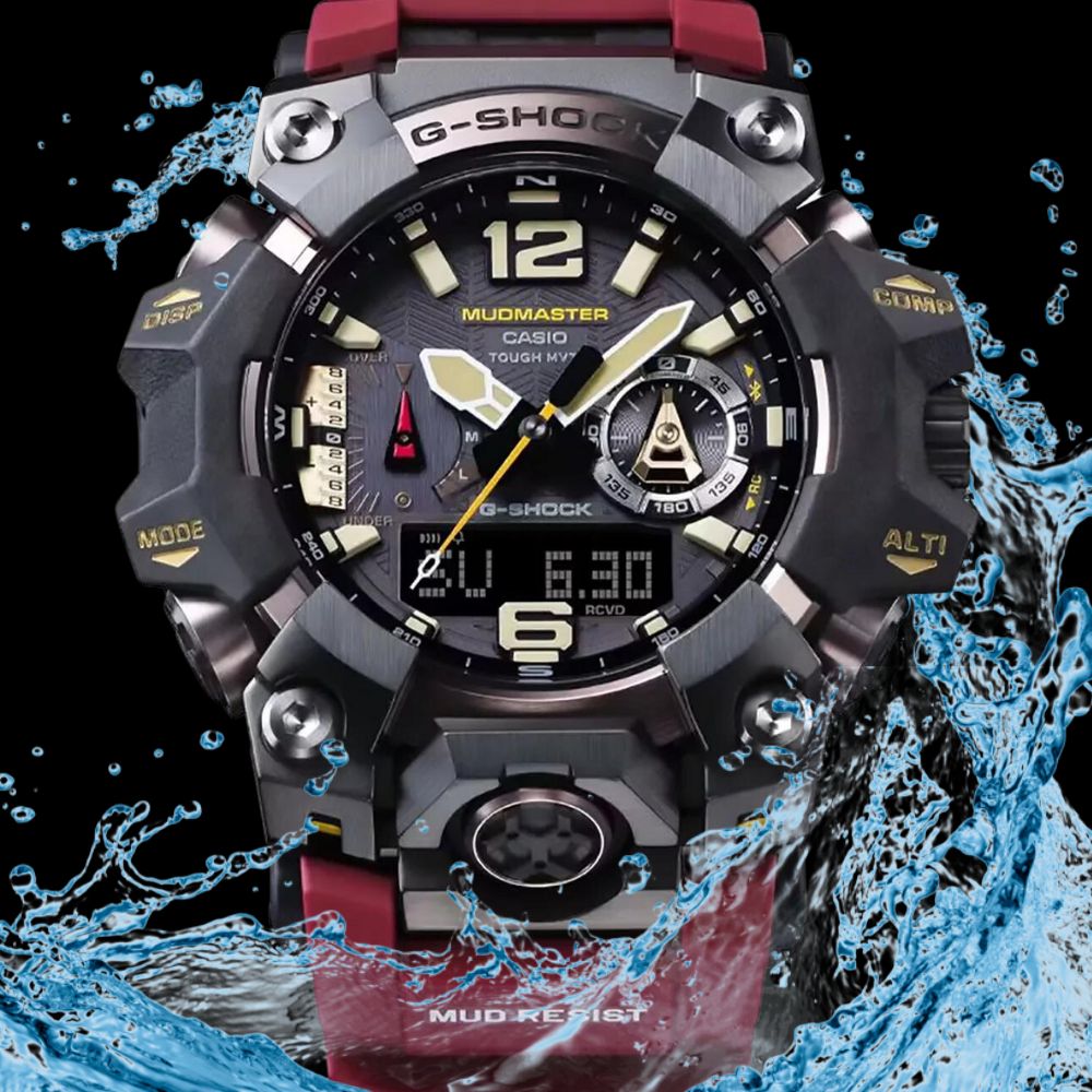 Wodoszczelność zegarka G-SHOCK Master of G Mudmaster Carbon Core GWG-B1000-1A4ER