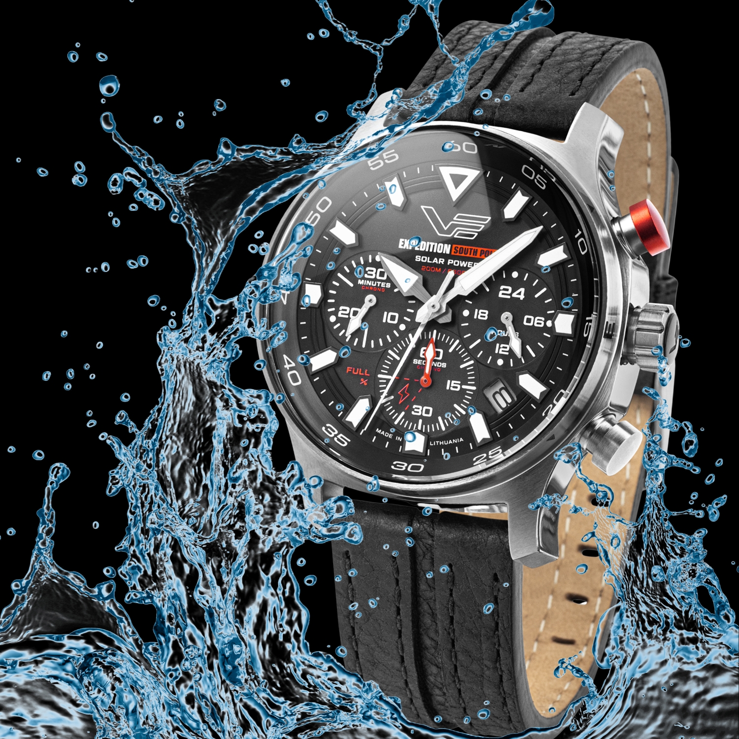 Wodoszczelność zegarka Vostok Europe Expedition South Pole VR42-592A761 
