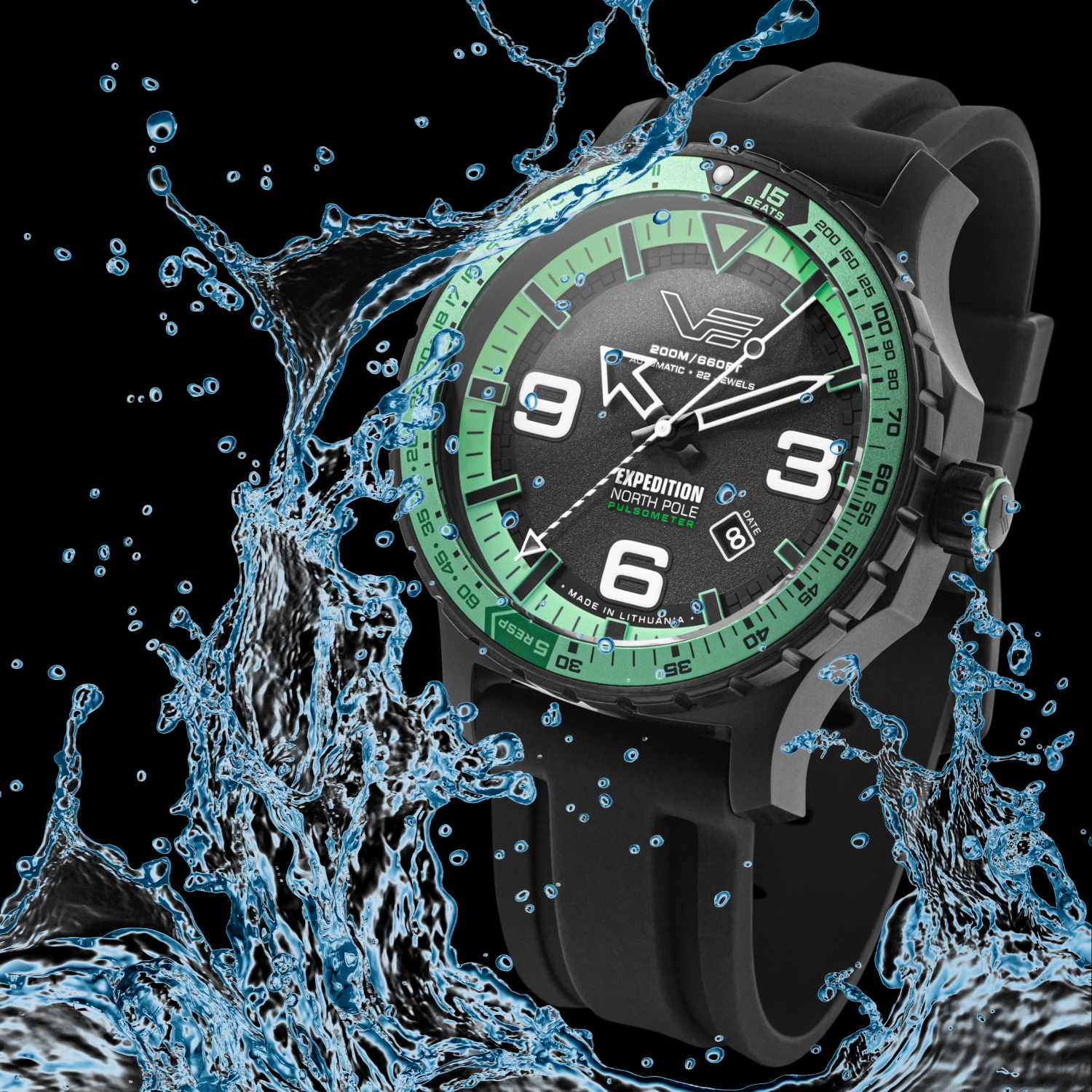 Wodoszczelność zegarka Vostok Europe Expedition North YN55-597C731S 