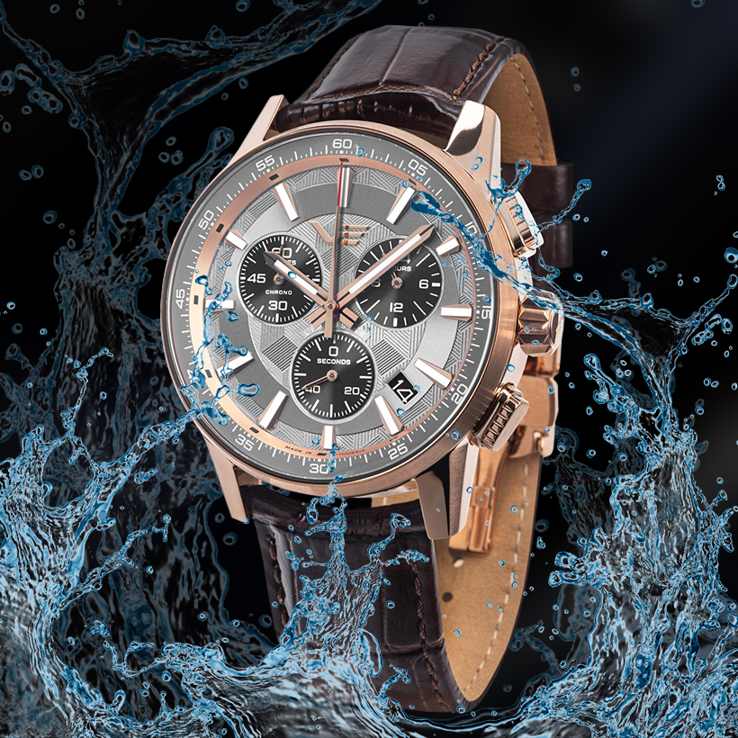 Wodoszczelny do 100 metrów Vostok Europe Limousine 43mm Generation 2 Chronograph Quartz