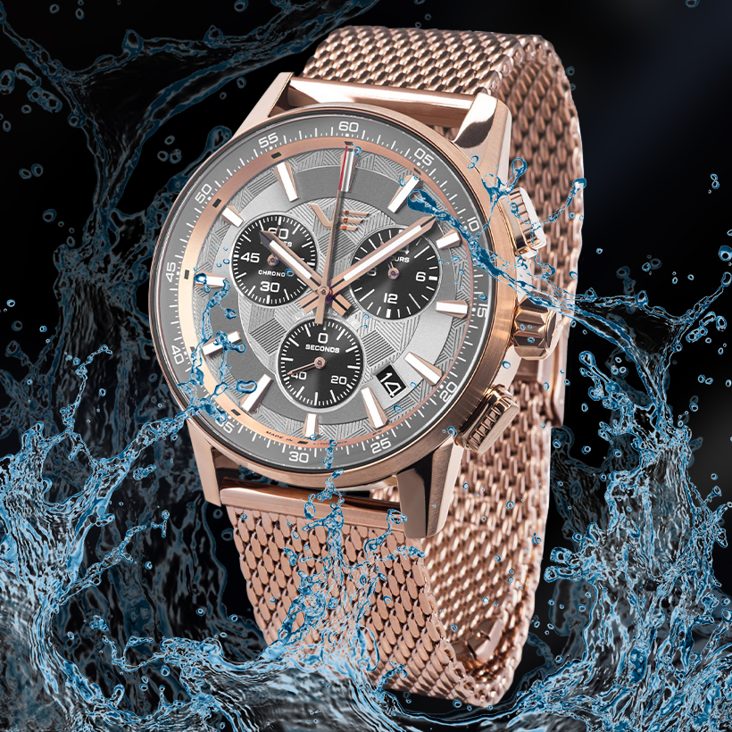 Wodoszczelny do 100 metrów Vostok Europe Limousine 43mm Generation 2 Chronograph Quartz