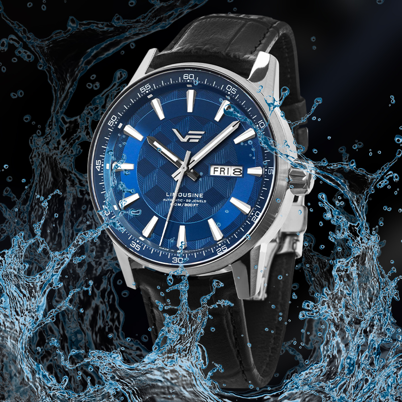 Wodoszczelny do 100 metrów zegarek Vostok Europe Limousine 43mm Generation 2 Automatic Day-Date