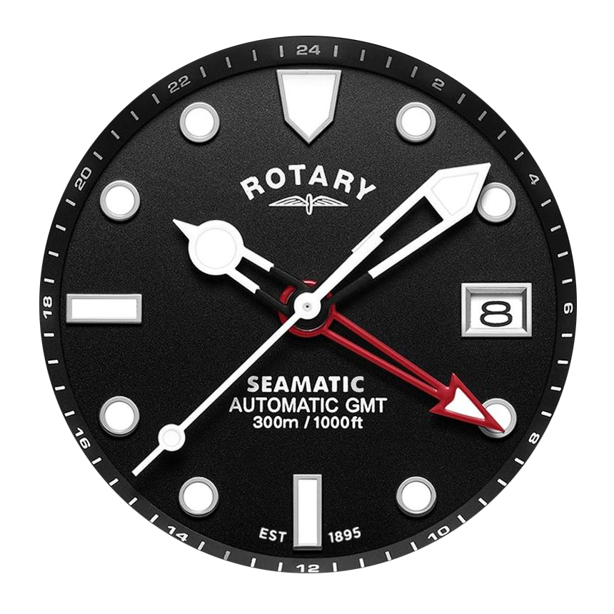 Wskazówka GMT zegarka Rotary Seamatic 300 GMT GS04378/95