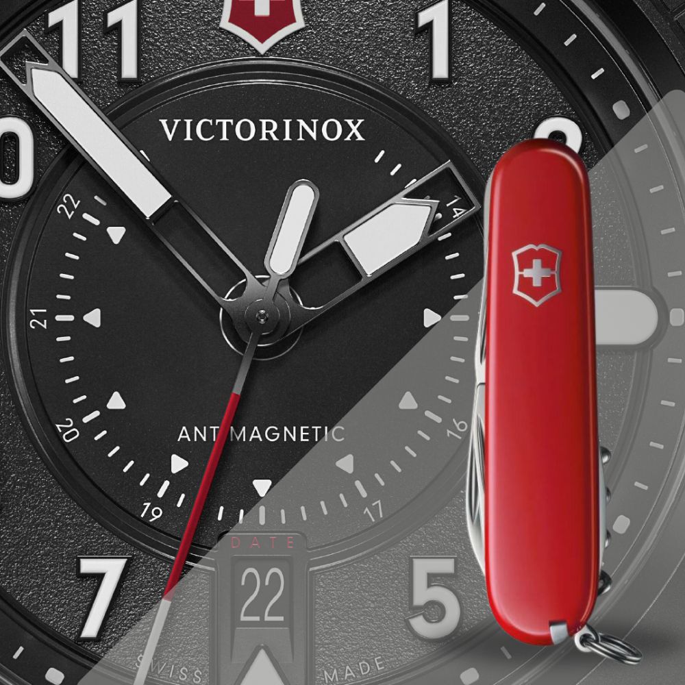 Scyzoryk Victorinox inspiracją do przeciwagi wskazówki sekundnika