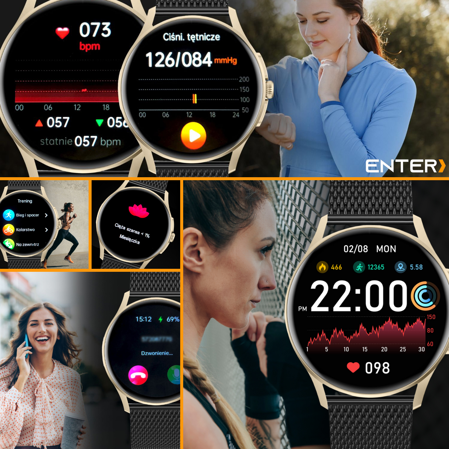 Smartwatch damski Enter Candice