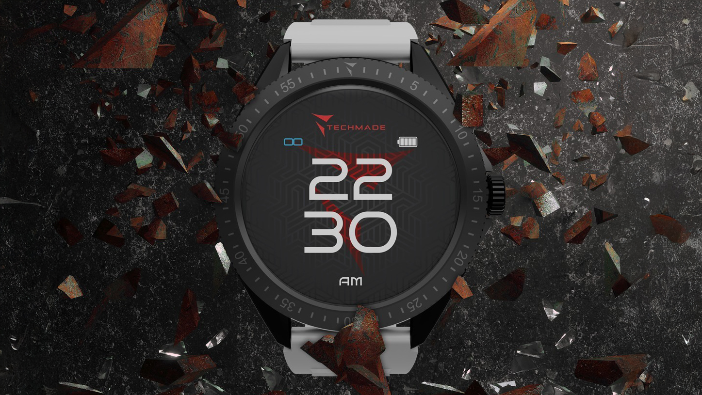 Wytrzymały Smartwatch Techmade Rocks 2.0 z wygodnym paskiem