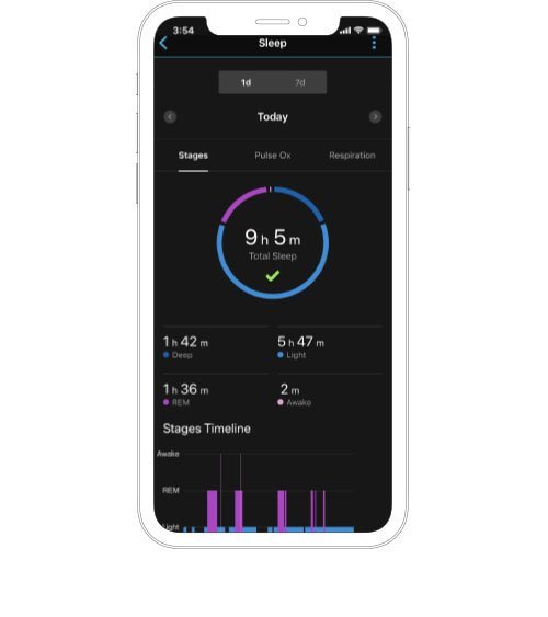 MONITOROWANIE SNU dla zegarka Garmin 010-02064-72