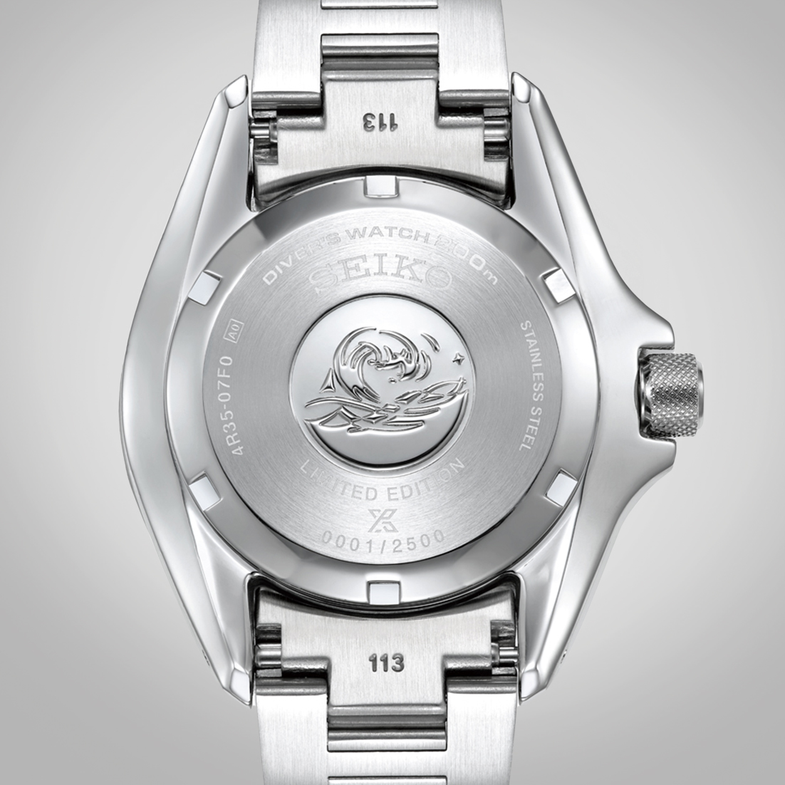 Zakręcany dekiel zegarka Seiko Prospex Samurai Asia-Pacific Limited Edition
