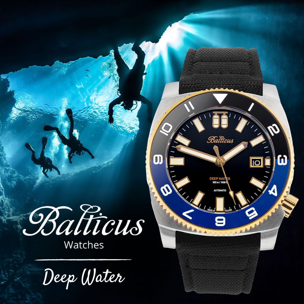 Zegarki Balticus Deep Water typu diver