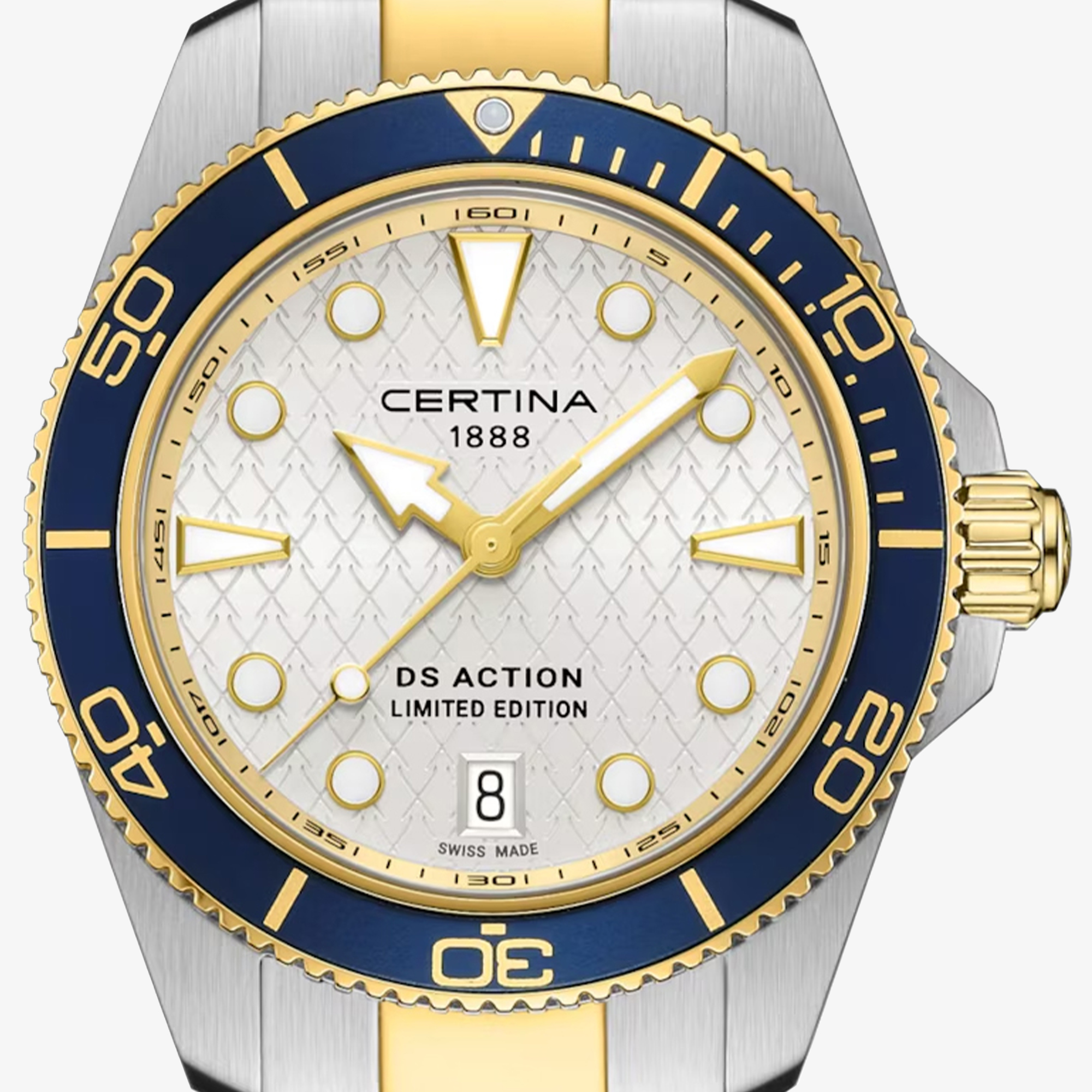 Zegarek Certina DS Action Ebba Andersson Limited Edition z niebiesko złotym bezelem