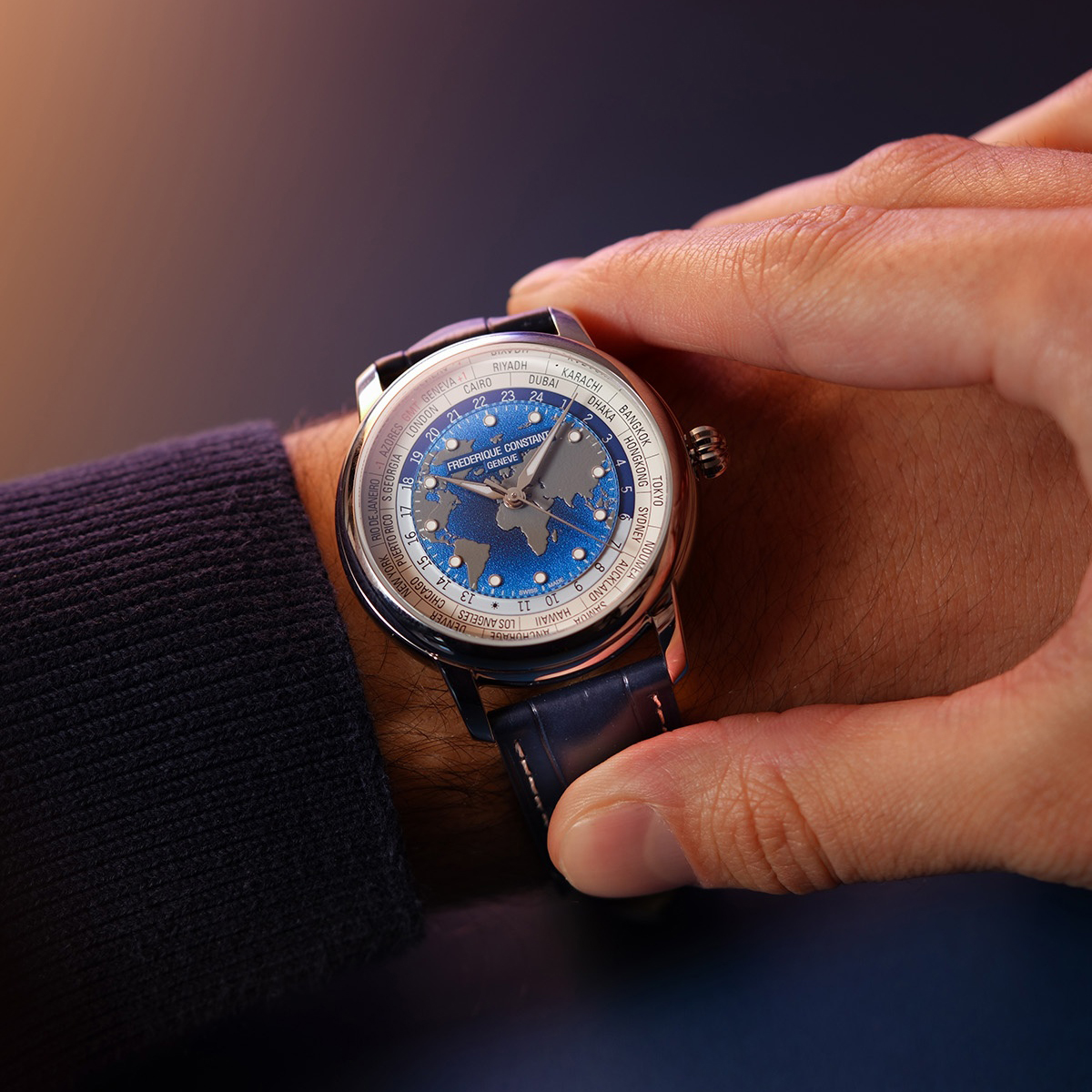Zegarek Frederique Constant FC-719BLW3H6