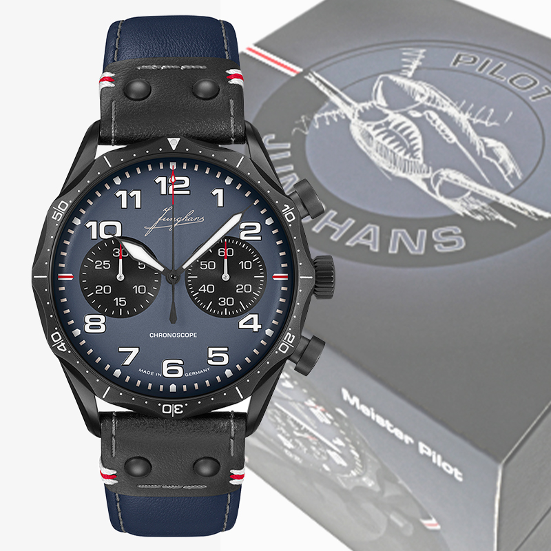 Zegarek Junghans Meister Pilot Chronoscope