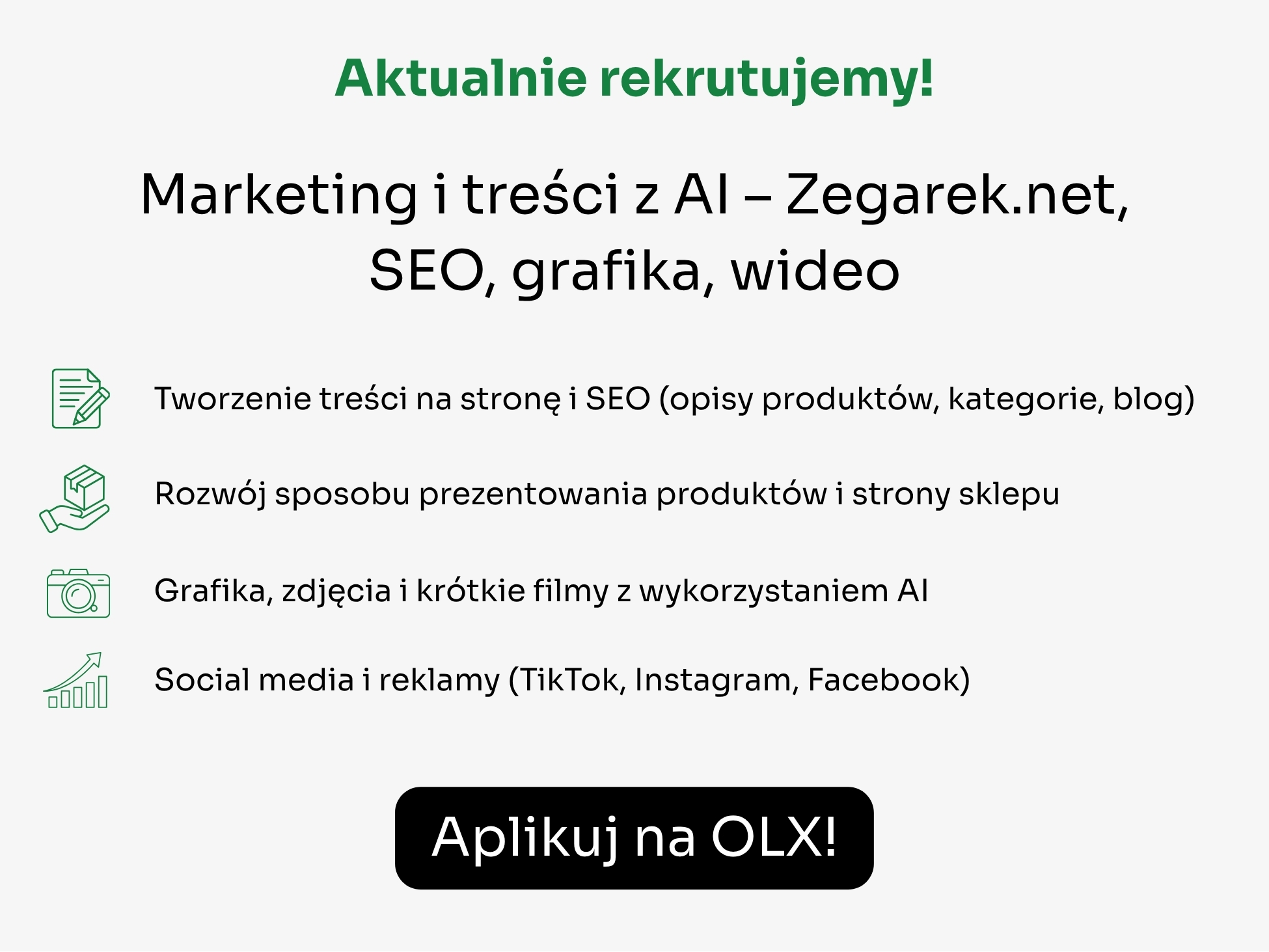 Rekrutacja ZEGAREK.NET