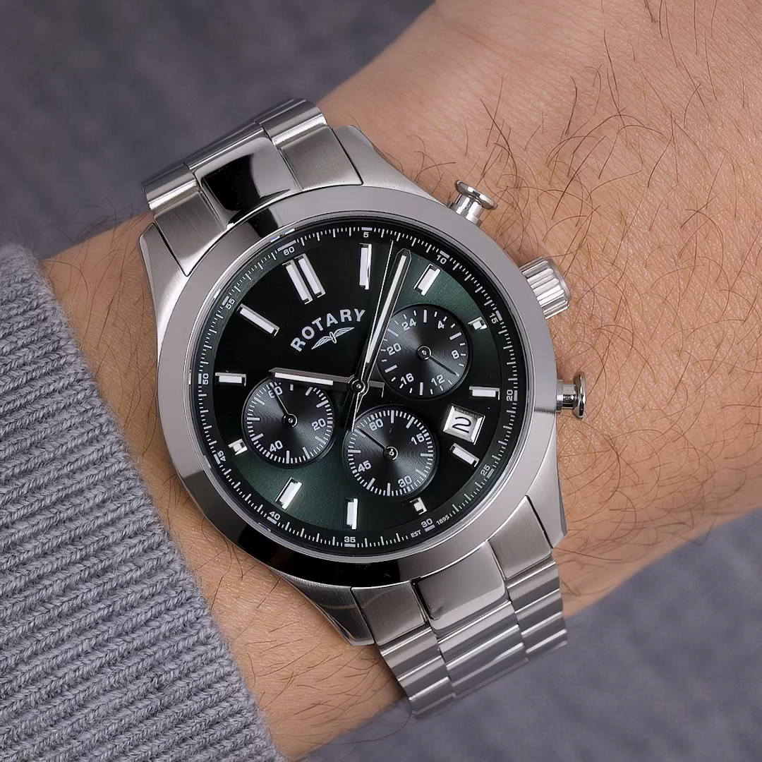Zegarek Rotary Heritage Chronograph RGB10069/24 ze szkłem szafirowym