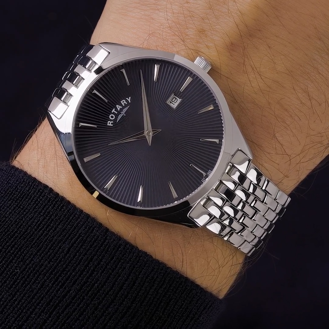 Zegarek Rotary Ultra Slim GB08010/05 ze szkłem szafirowym