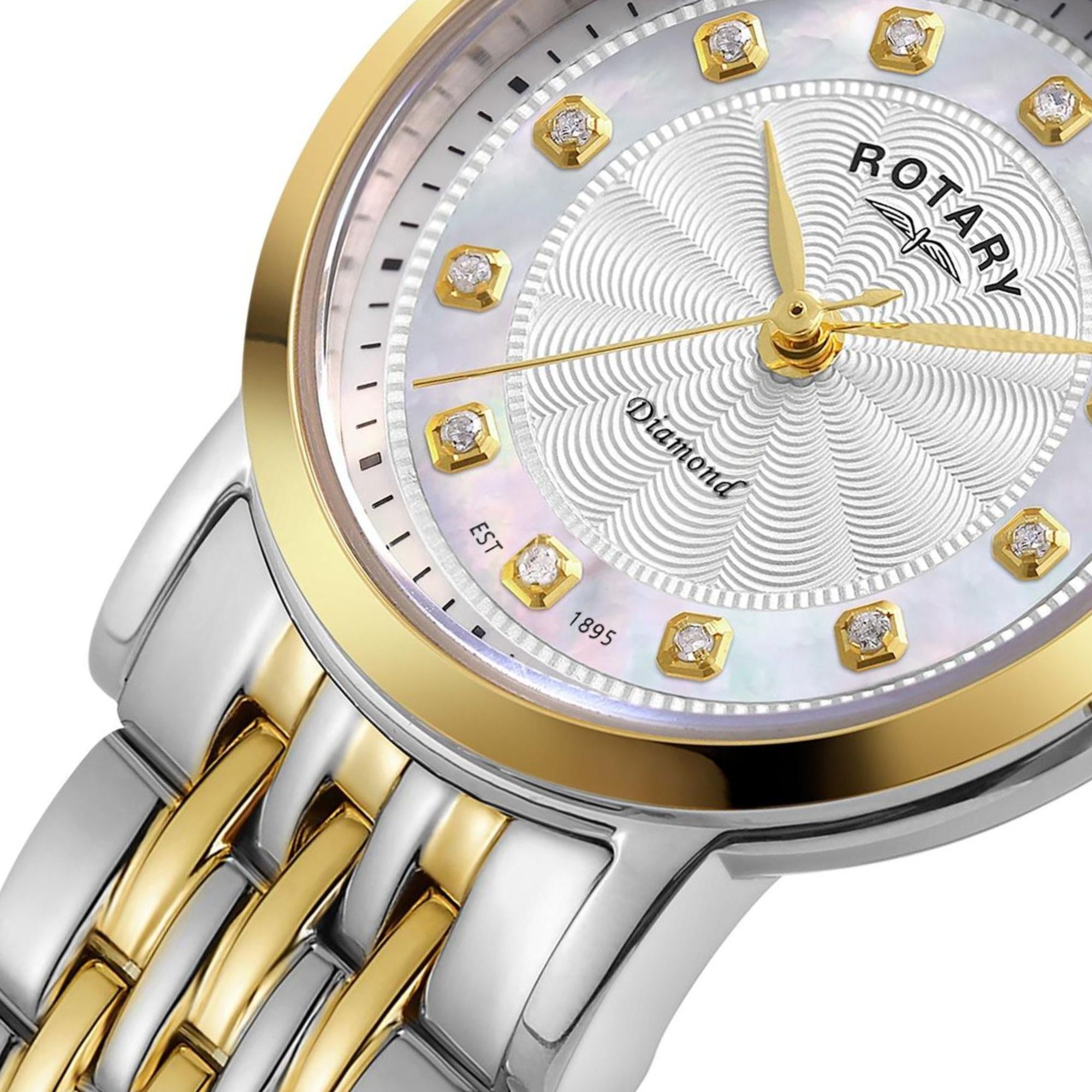 Zegarek Rotary Windsor Diamond LB05421/41/D ze szkłem szafirowym