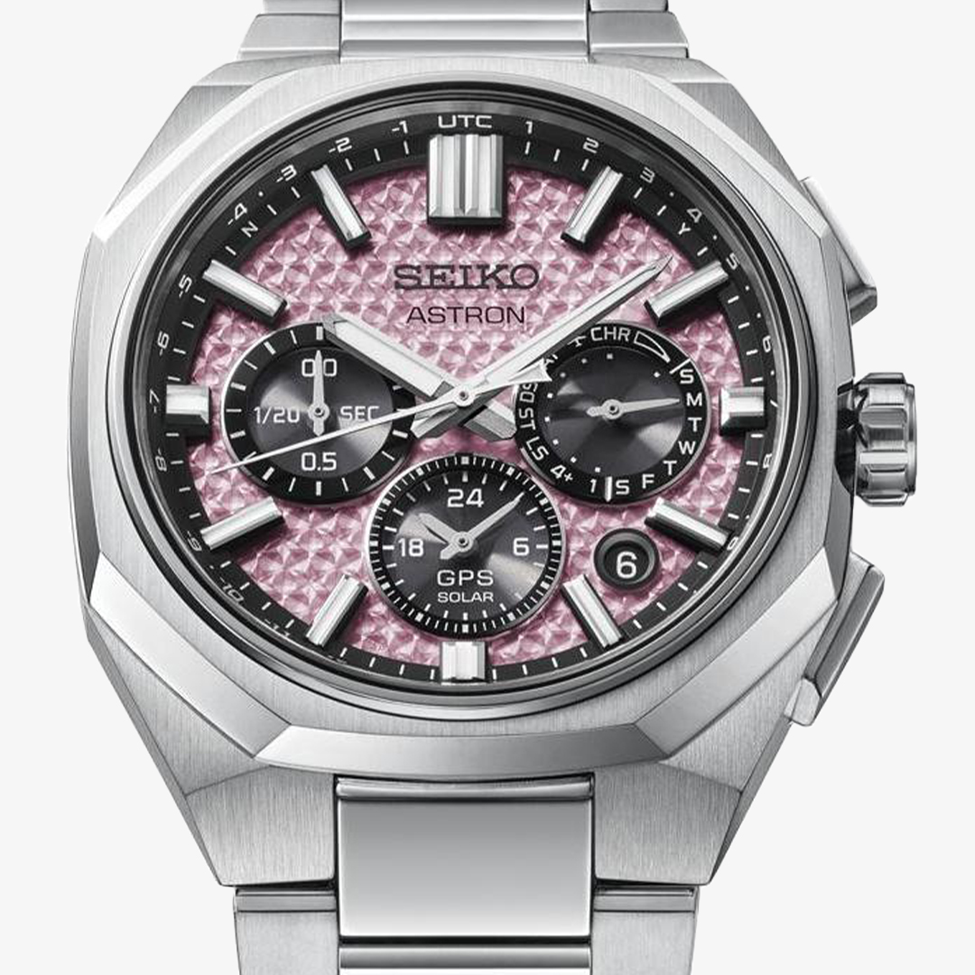 Zegarek Seiko Astron GPS Solar Dual-Time Chronograph HAB006J1 z podwójnym czasem