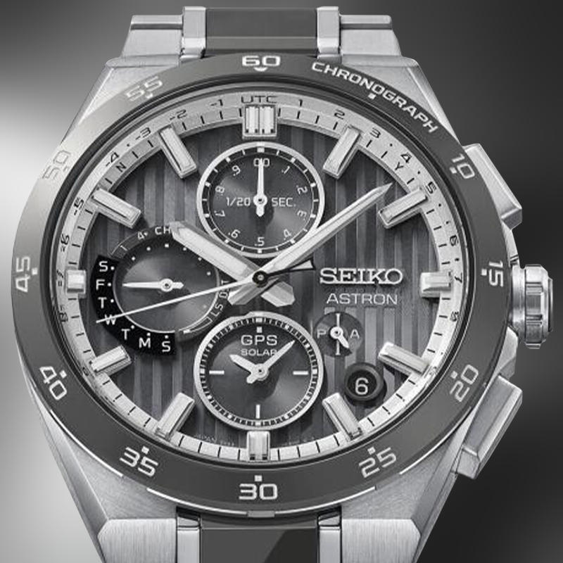 Zegarek Seiko Astron GPS Solar Dual Time Chronograph ze stoperem