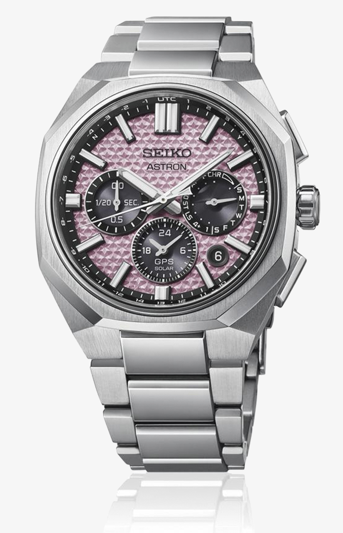 Zegarek Seiko Astron GPS Solar HAB006J1 na stalowej bransolecie