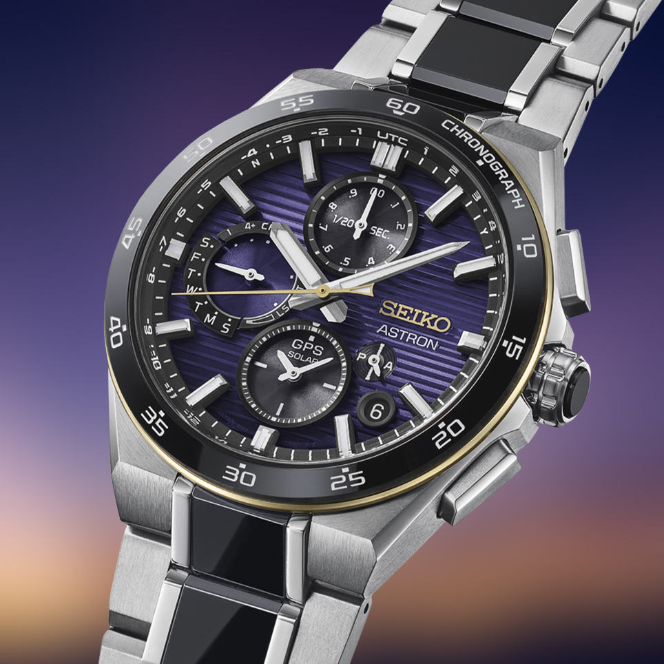 Zegarek Seiko Astron Seiko 145th Anniversary Limited Edition HAB011J1 na bransolecie bicolor