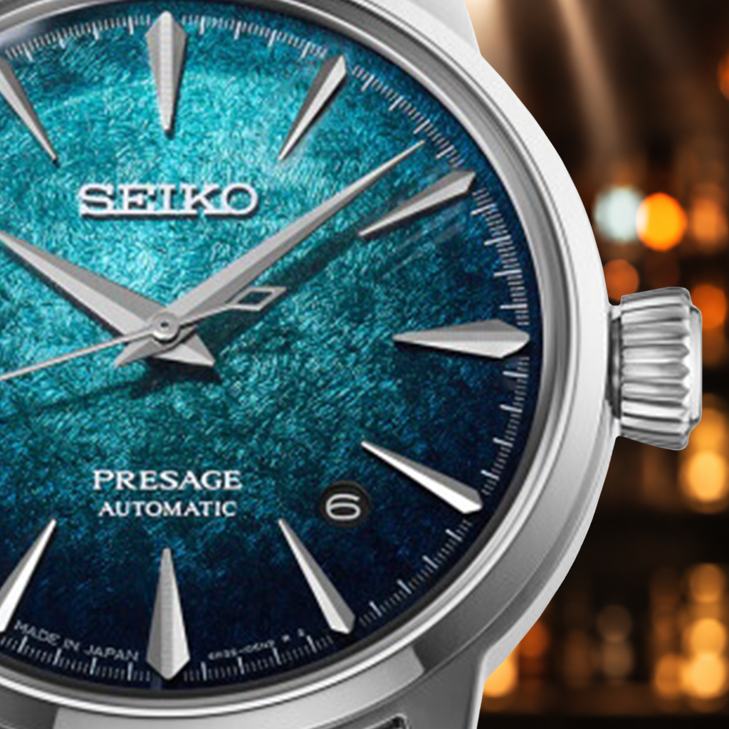 Zegarek Seiko Presage Cocktail Time Crushed Ice HCB001J1 Emerald Mist
