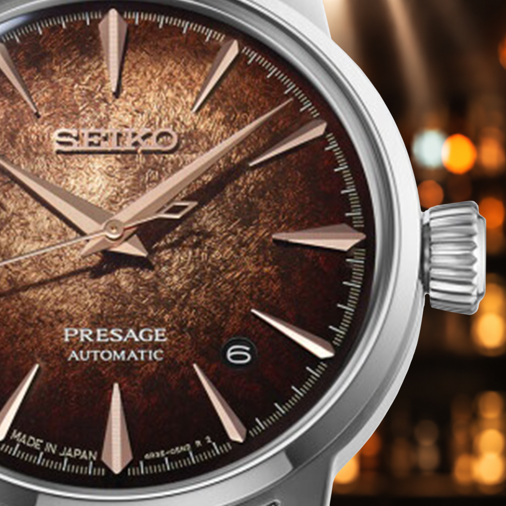 Zegarek Seiko Presage Cocktail Time Crushed Ice HCB003J1 Whiskey Mist