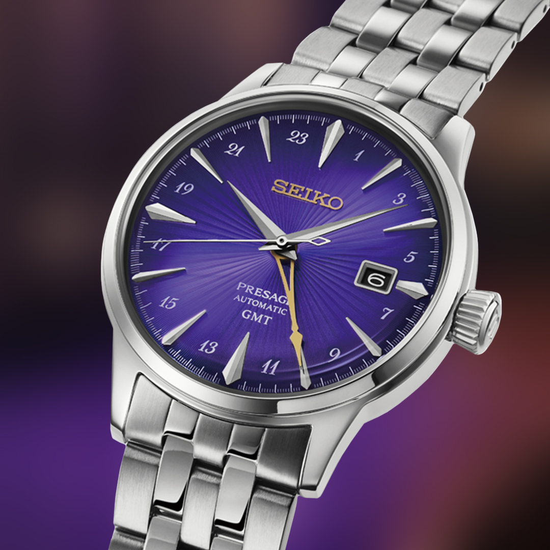 Zegarek Seiko Presage Cocktail Time Limited Edition HCB006J1 z GMT