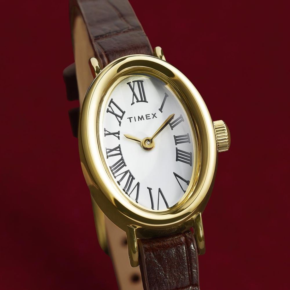 Zegarek Timex Cavatina z cyframi rzymskimi na białej tarczy