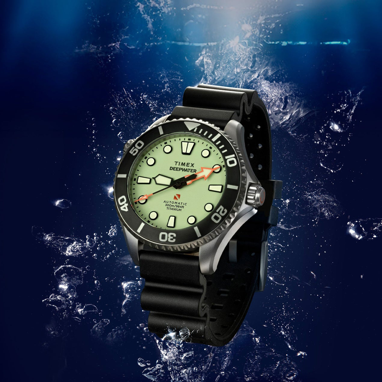 Zegarek Timex Deepwater Meridian 300 Titanium HEV Automatic