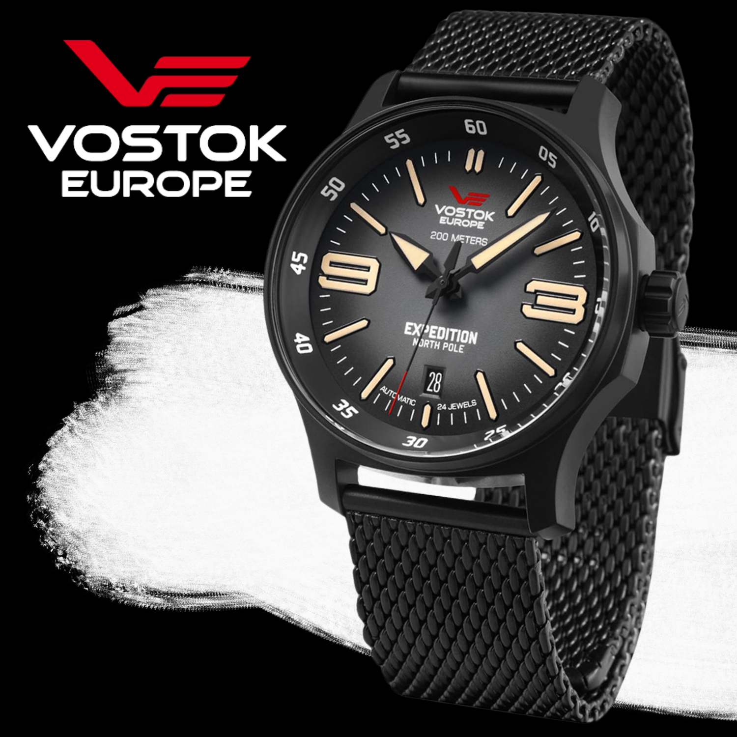 Zegarek Vostok Europe Expedition North Pole 1 Automatic 43mm YN55-592C554