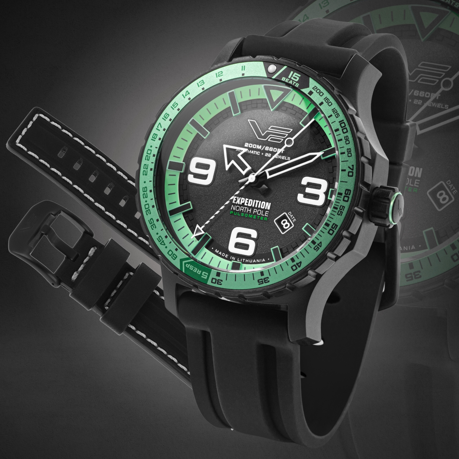 Dwa paski w zestawie z Vostok Europe YN55-597C731S 
