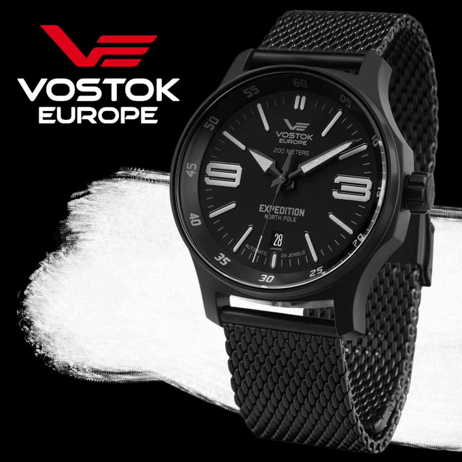 Zegarek Vostok Europe Expedition North Pole 1 Automatic 43mm  YN55-592C556B
