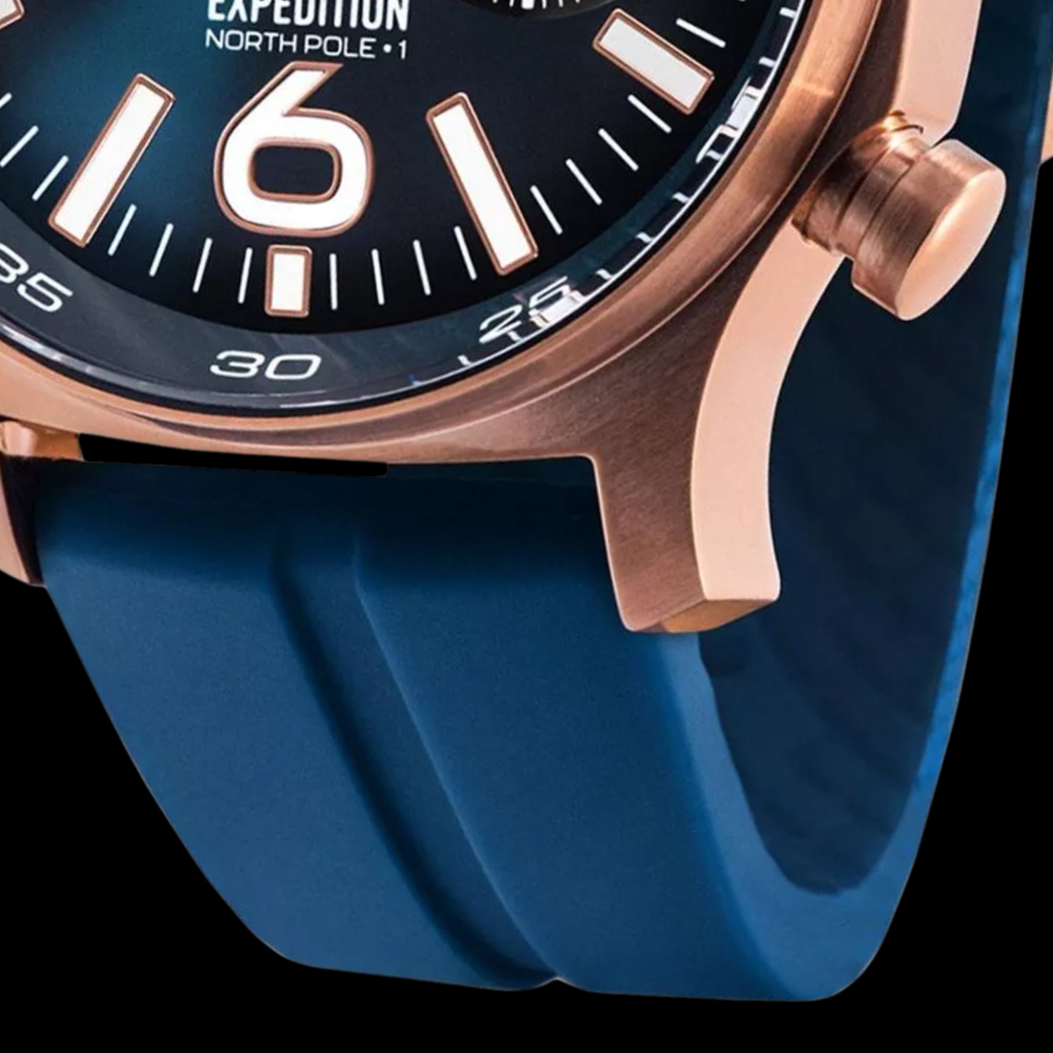 Skórzany pasek w zegarku Vostok Europe 6S21-595B645S