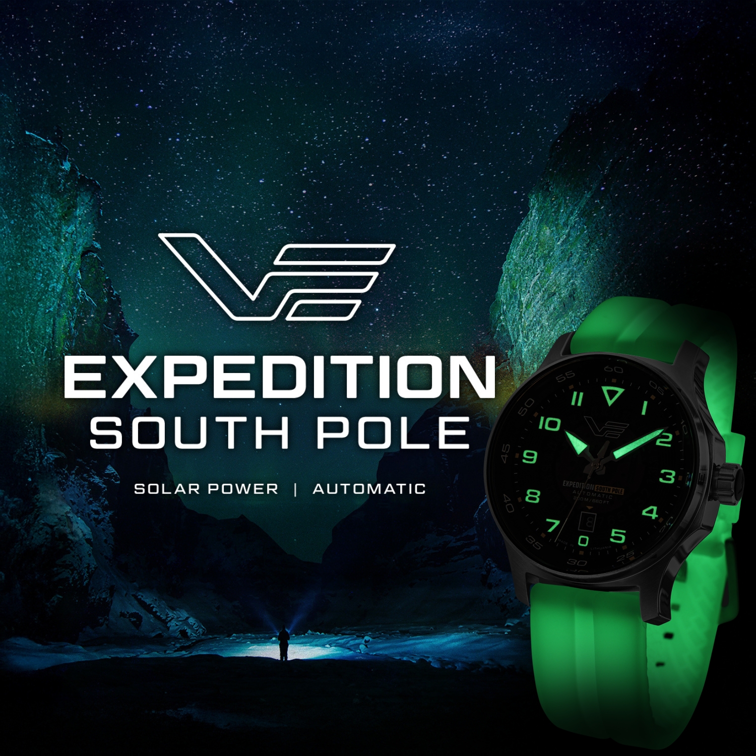 Vostok Europe South Pole Solar Power Automatic YN55-592A758SWL