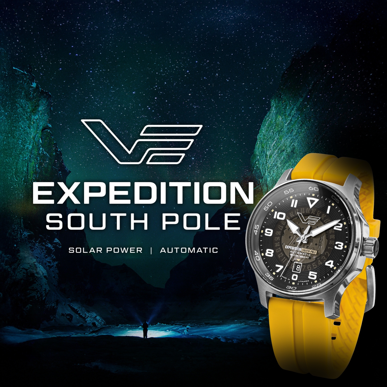 Vostok Europe South Pole Solar Power Automatic YN55-592A758SY 