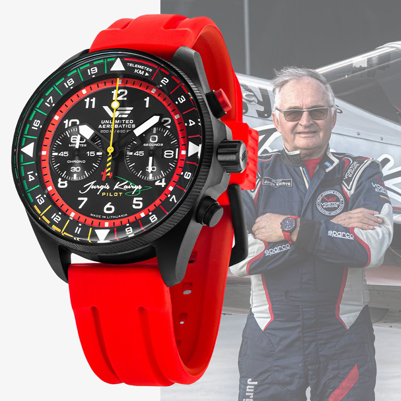 Zegarek Vostok Europe Jurgis Kairys Unlimited Aerobatics Edition 2026 6S21-326C794